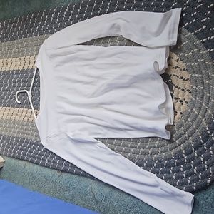 Plain white long sleeve